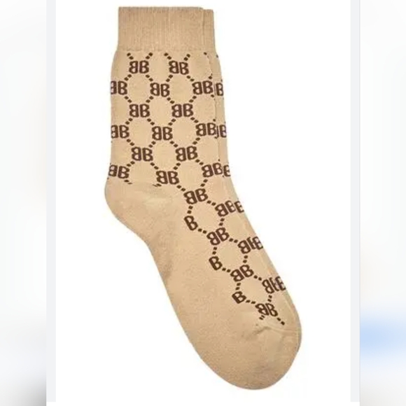 2S. NWT GUCCI X BALENCIAGA THE HACKER PROJECT HACKER BB TENNIS SOCKS - Picture 1 of 5